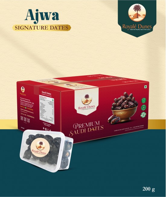 Ajwa Signature 200 gm WITH MASTERCARTOON (44 Packs)