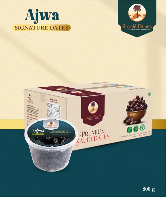 Ajwa Signature 800 gm WITH MASTERCARTOON (12 Packs)