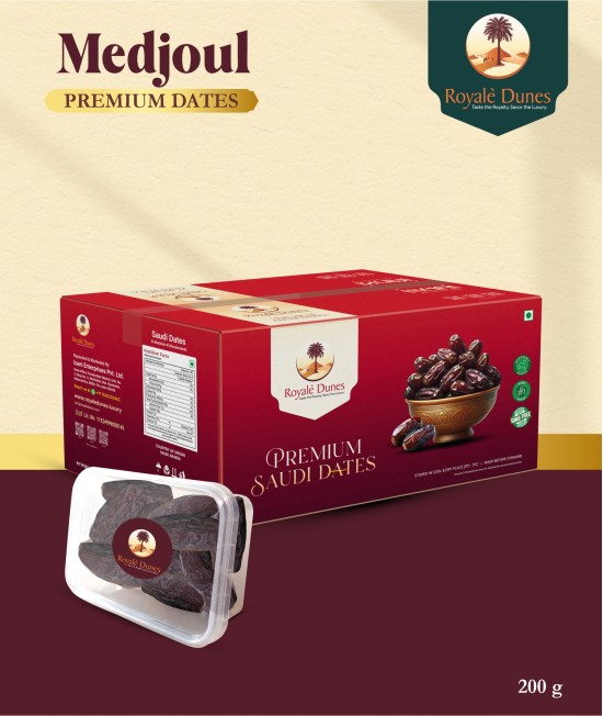 Medjoul Black Premium 200 gm WITH MASTERCARTOON (44 Packs)