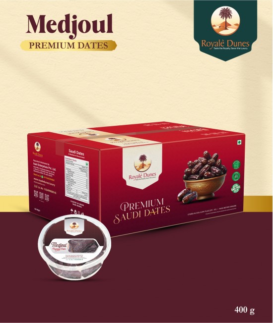 Medjoul Black Premium 400 GM WITH MASTER CARTOON (24 Packs)