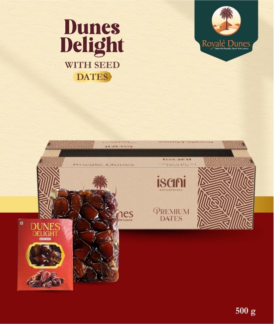 Royale Delight dunes With Seed dates 500 gm (10 kg packing)