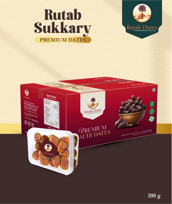 Rutab Sukkary Premium 200 gm (Pack 44)