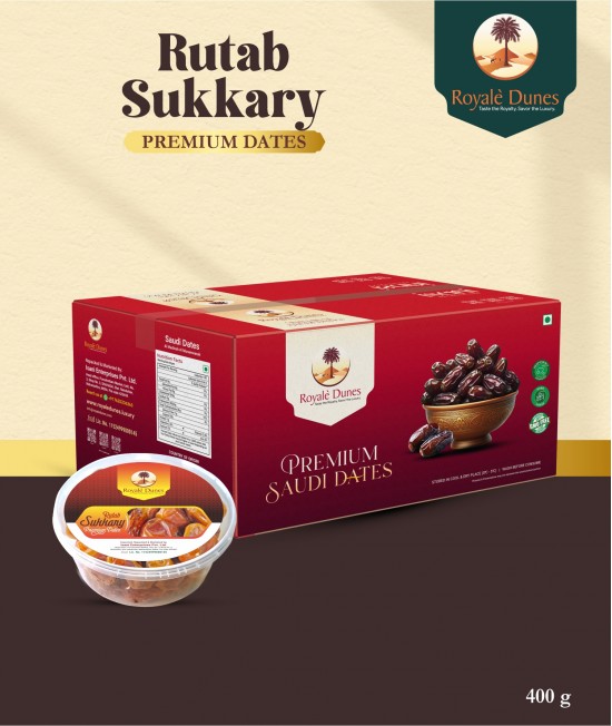 Rutab Sukkary Premium 400 gm WITH MASTERCARTOON (Pack 24)