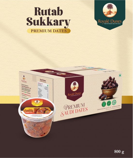 Sukkary Rutab Dates by Royale Dunes – Premium B2B Pack